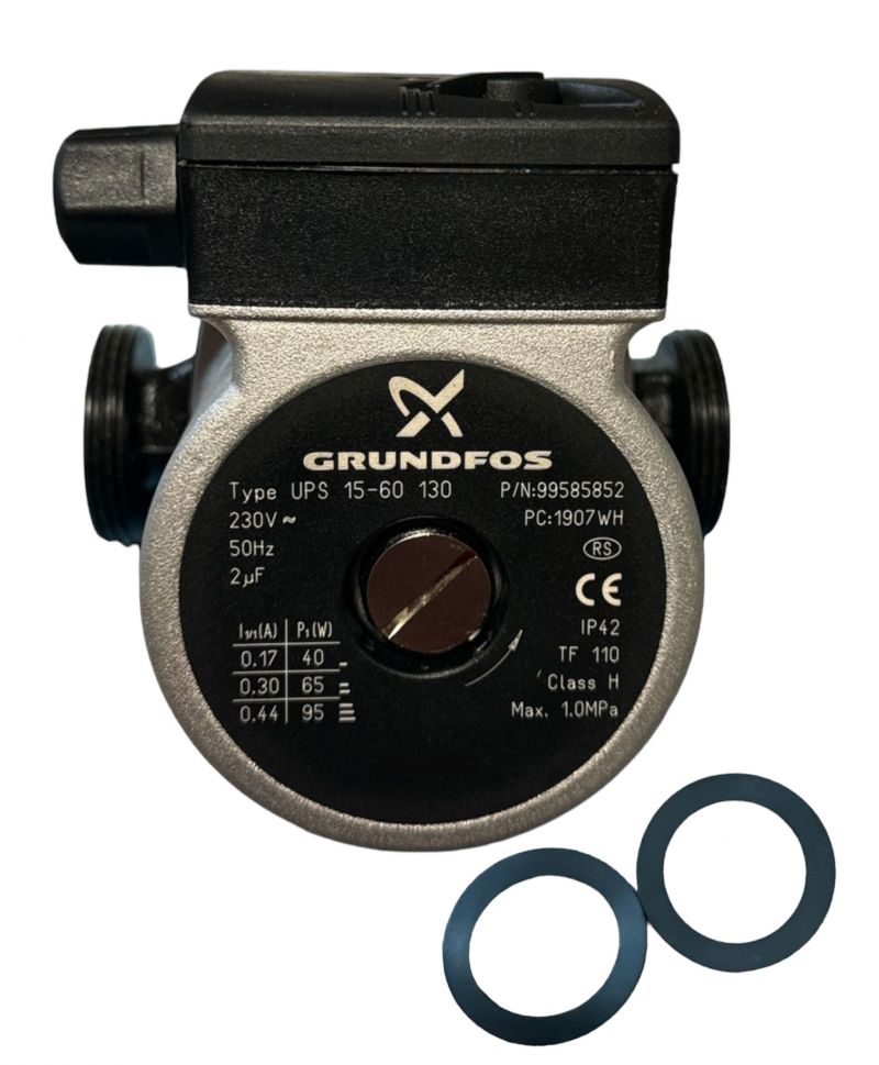 grundfos ups 15-60 domestic circulating pump 1½" bsp 15/60 oem