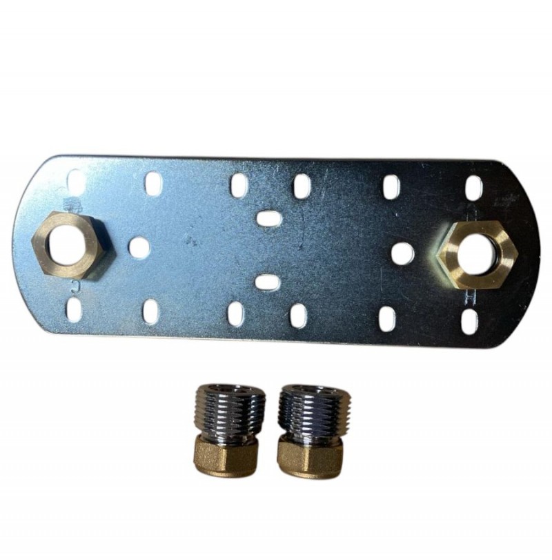 heatmag wall fixing kit plate for bar shower valves