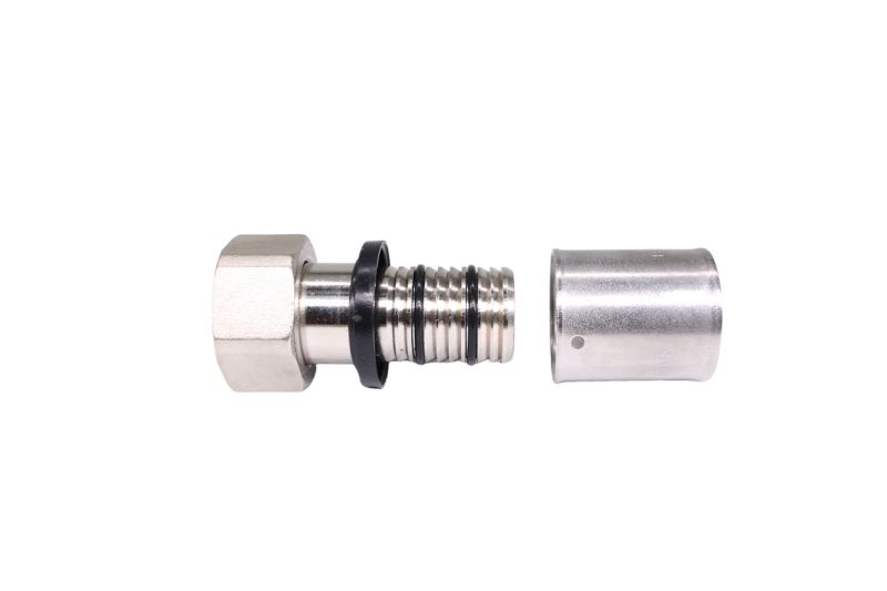 16x1/2f zl-ky105-1612f swivel couple press fitting 16mm x 1/2f