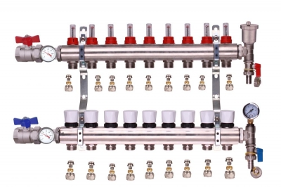 underfloor heating manifolds 9 port system high quality 12mm 15mm 16mm 20mm