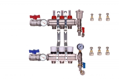 underfloor heating manifolds 3 port system high quality