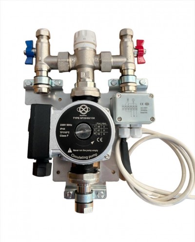 Unerfloor Heating GES Single Zone/Room Manifold Pump Mixing Blending Valve 